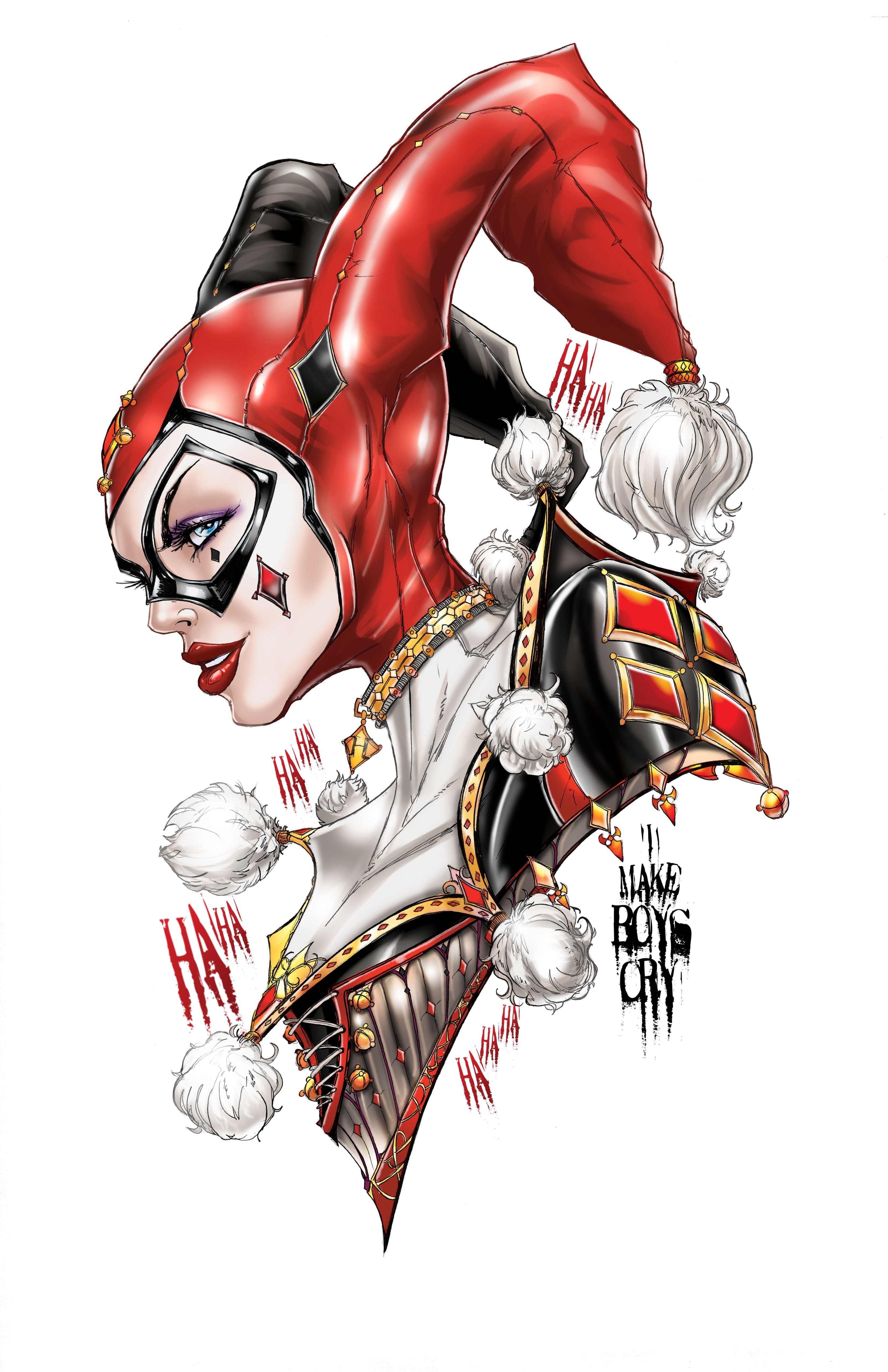 Gotham Girls Bust Print Set