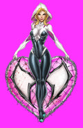 Webbed Blonde Girlfriend Virgin Comic