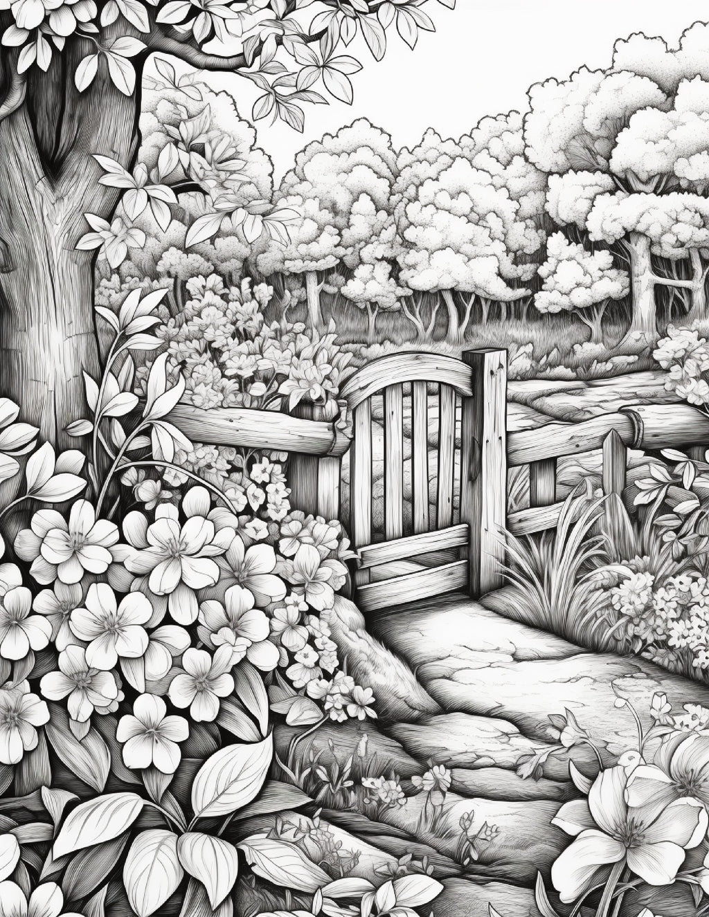 Secret Garden Coloring Collection – Volume One